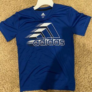 NWOT Adidas dri-fit electric blue shirt - Boys M(10-12)